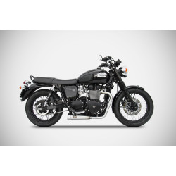 Zard Uitlaatsysteem RVS | Zilver | Triumph Bonneville 800/865