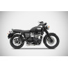 Zard Uitlaatsysteem RVS | Zilver | Triumph Bonneville 800/865
