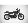 Zard Uitlaatsysteem Conisch RVS | Zilver | Triumph Scrambler 900