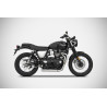 Zard Uitlaatsysteem Laag Cross RVS | Zilver | Triumph Scrambler 900