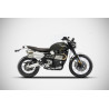 Zard Uitlaten RVS | Zilver | Triumph Scrambler 1200