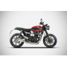 Zard Uitlaatsysteem SP Version RVS | Zilver | Triumph Speed Twin 1200 & Thruxton 1200 R/RS