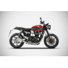 Zard Uitlaten SP Version RVS | Zilver | Triumph Speed Twin 1200 & Thruxton 1200 R/RS