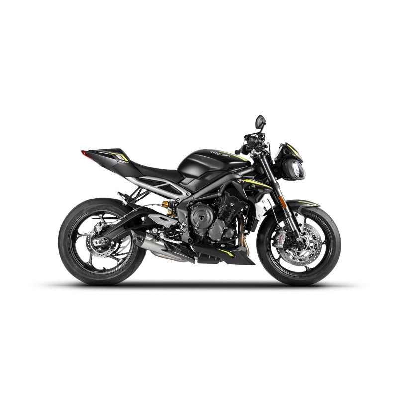 Zard Uitlaat Titanium | Zilver | Triumph Street Triple 765