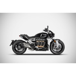 Zard Uitlaat RVS | Zilver | Triumph Rocket III 2500