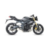 Zard Uitlaat Laag RVS | Zilver | Triumph Street Triple 675