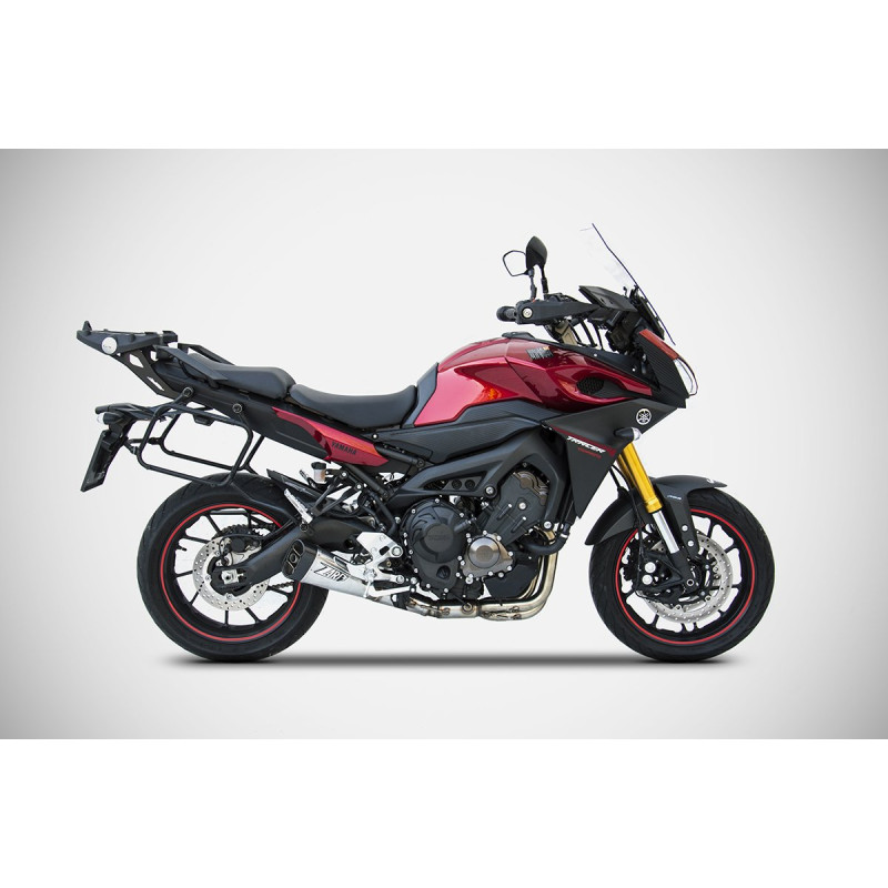 Zard Uitlaatsysteem Short RVS | Zilver | Yamaha MT-09 & MT09 Tracer 850