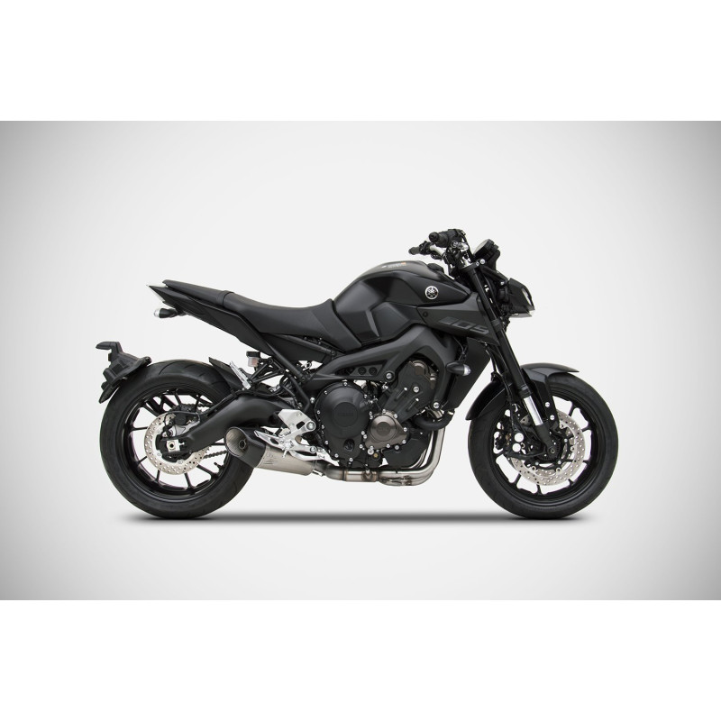 Zard Uitlaatsysteem 3-1 Basso RVS | Zilver | Yamaha MT09 Tracer 850 & XSR900
