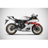 Zard Uitlaatsysteem RVS | Zilver | Yamaha YZF R7