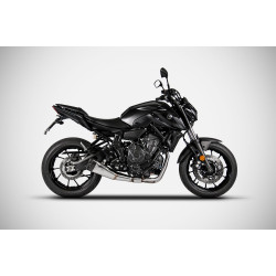 Zard Uitlaatsysteem RVS | Zilver | Yamaha MT-07/XSR700 & Tracer 7/700
