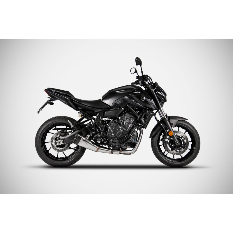 Zard Uitlaatsysteem RVS | Zilver | Yamaha MT-07/XSR700 & Tracer 7/700