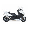 Zard Uitlaatsysteem Conisch Rond RVS | Zilver | Yamaha XP500 T-Max