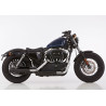 Falcon Uitlaten Double Groove | Zwart | Harley Davidson 1200