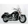 Falcon Exhaust System Double Groove (with cat) | Silver | Kawasaki VN900