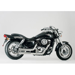 Falcon Uitlaatsysteem Double Groove (met kat) | Zilver | Suzuki C800/M800/VL