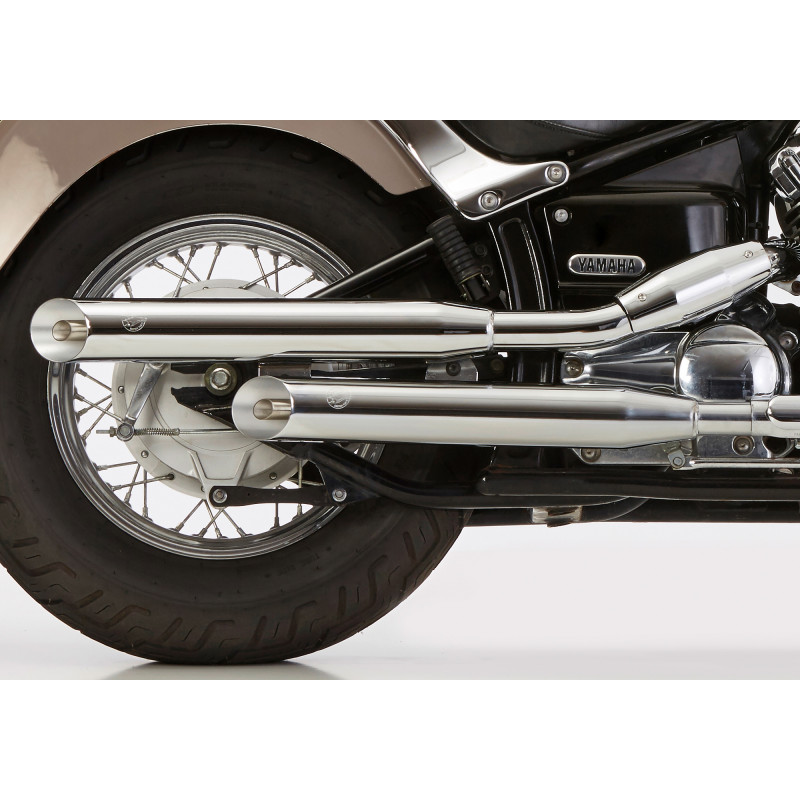 Falcon Uitlaat Cromo Line | Zilver | Suzuki LS650