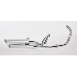Falcon Uitlaatsysteem Cromo Line | Zilver | Yamaha XV535 Virago
