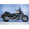 Falcon Uitlaatsysteem Double Groove | Zilver | Suzuki VL1500 Intruder LC