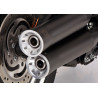 Falcon Uitlaten Double Groove | Zwart | Harley Davidson Softail