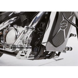 Falcon Forward Control Round Style | Chroom/zilver | Yamaha XVS650 DragStar/Classic