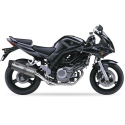 IXIL Uitlaat Hexoval Xtrem EVO SOVE | Zilver | Suzuki SV 650 N/S