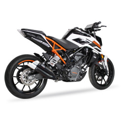 IXIL Uitlaat Dual Hyperlow XL L3XB | Zwart | KTM 125/390 Duke & RC