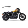 IXIL Uitlaat Ironhead Round HC1-3B | Zwart | Harley Davidson XL1200 Sporster & XL883 Sportster