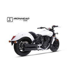 IXIL Uitlaat Ironhead Round HC1-3B | Zwart | Indian Scout