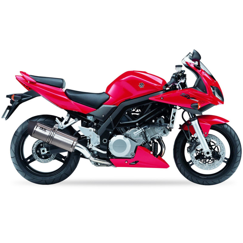 IXIL Uitlaat links Hexoval Xtrem EVO SOVE | Zilver | Suzuki SV 1000