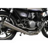 Delkevic Exhaust System 4-1 Classic Megaphone | Silver | Kawasaki Z500