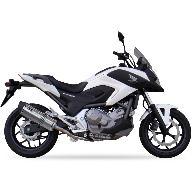 IXIL Uitlaat Hexoval Xtrem EVO SOVE | Zilver | Honda NC700D/NC750D Integra & NC700S/NC700X/NC750S/NC750X