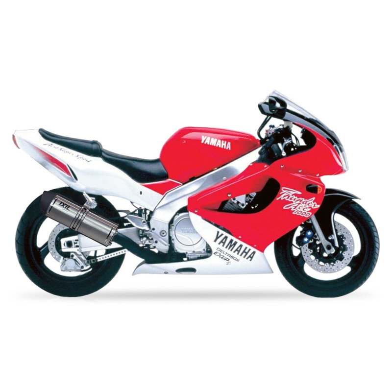 IXIL Uitlaat Hexoval Xtrem SOVE | Zilver | Yamaha YZF1000R Thunderace