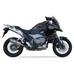 IXIL Uitlaat Hexoval Xtrem EVO SOVE | Zilver | Honda VFR1200X Crosstourer
