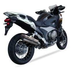 IXIL Uitlaat Hexoval Xtrem EVO SOVE | Zilver | Honda VFR1200X Crosstourer