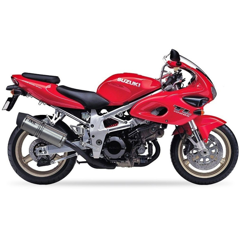 IXIL Uitlaat rechts Hexoval Xtrem EVO SOVE | Zilver | Suzuki TL1000S