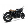 IXIL Uitlaat links Ironhead Conical OVC11SS | Zilver | Triumph Speed Twin 1200 & Thruxton 1200/R/RS