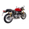 IXIL Uitlaat links Ironhead Conical OVC11SS | Zilver | Triumph Speed Twin 1200 & Thruxton 1200/R/RS