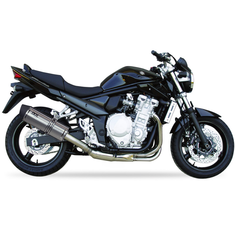 IXIL Uitlaat Hexoval Xtrem EVO SOVE | Zilver | Suzuki GSF1250(+S) Bandit & GSX1250F