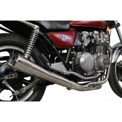 Delkevic Exhaust System 4-1 Classic Megaphone | Silver | Kawasaki Z500