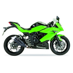 IXIL Uitlaat Dual Hyperlow XL L3XB | Zwart | Kawasaki Ninja 125 & Z125