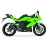 IXIL Uitlaat Dual Hyperlow XL L3XB | Zwart | Kawasaki Ninja 125 & Z125