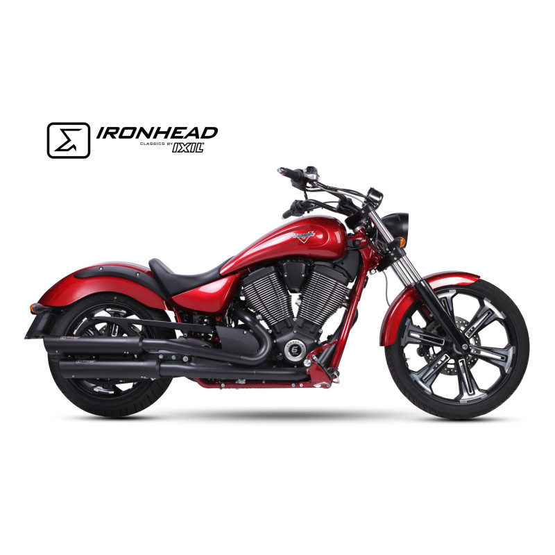 IXIL Uitlaat Ironhead Round HC1-2B | Zwart