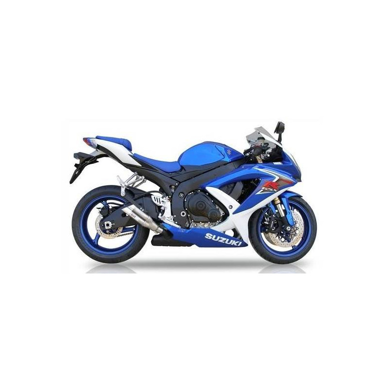 IXIL Uitlaat Dual Hyperlow L2X | Zilver | Suzuki GSX-R600/GSX-R750