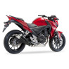 IXIL Uitlaat Dual Hyperlow XL L3XB | Zwart | Honda CB500F/CB500X/CBR500R
