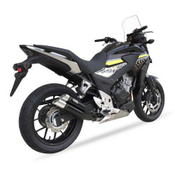 IXIL Uitlaat Dual Hyperlow XL L3XB | Zwart | Honda CB500F/CB500X/CBR500R