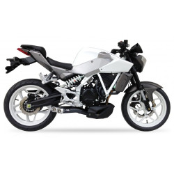 IXIL Uitlaat Dual Hyperlow XL L3XB | Zwart | Hyosung GD250