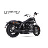 IXIL Uitlaat Ironhead Round HC1-3B | Zwart | Harley Davidson Dyna Street Bob