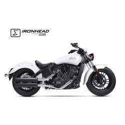 IXIL Uitlaat Ironhead Round HC1-2B | Zwart | Indian Scout