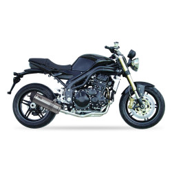 IXIL Uitlaat (laag) Hexoval Xtrem EVO SOVE | Zilver | Triumph Speed Triple 1050