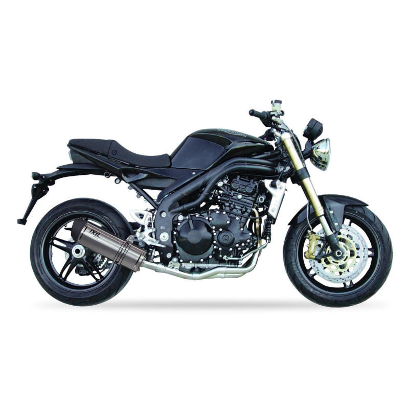 IXIL Uitlaat (laag) Hexoval Xtrem EVO SOVE | Zilver | Triumph Speed Triple 1050